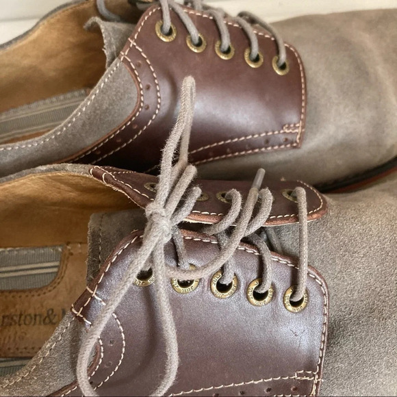 Johnston & Murphy Suede‎ Oxfords Two Tone 10.5 - Picture 3 of 7